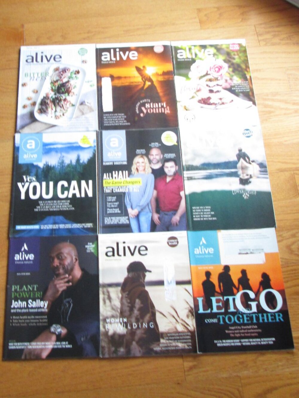 Alive magazine - 9 issues